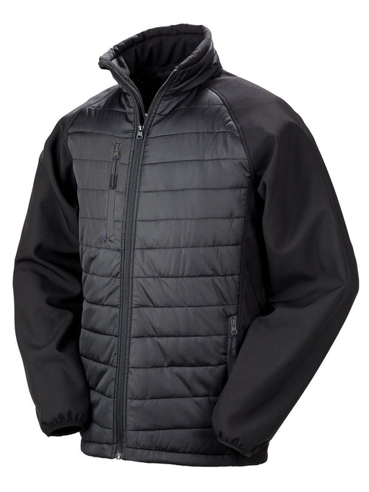 Black Compass Padded Softshell Result Black/Black