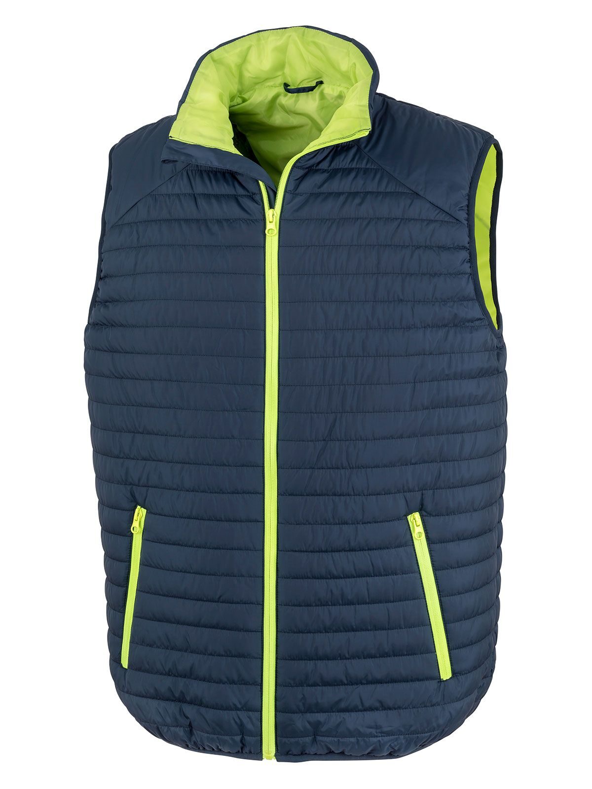 Thermoquilt Gilet Result Navy/Lime