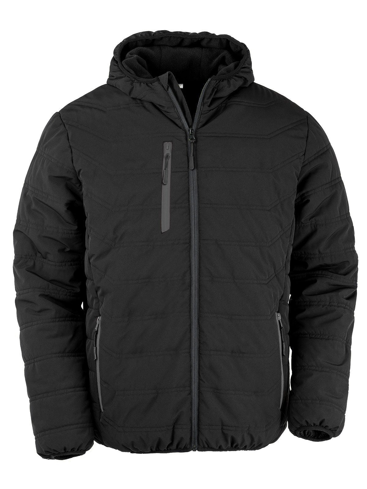 Black Compass Padded Winter Jacket Result Black/Black
