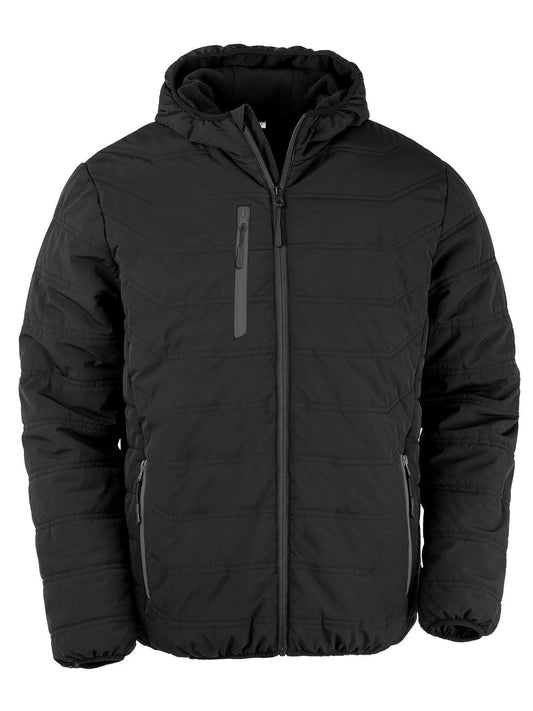 Black Compass Padded Winter Jacket Result Black/Black