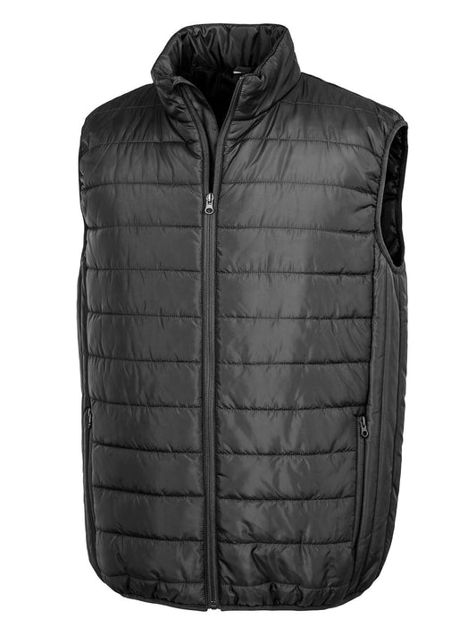 Recycled Promo Padded Bodywarmer Result Black