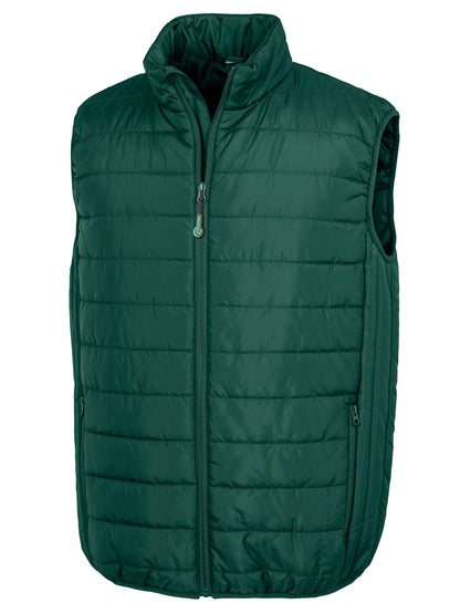 Recycled Promo Padded Bodywarmer Result Bottle Green