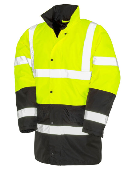 Motorway 2-Tone Safety Coat Result Yellow-Black