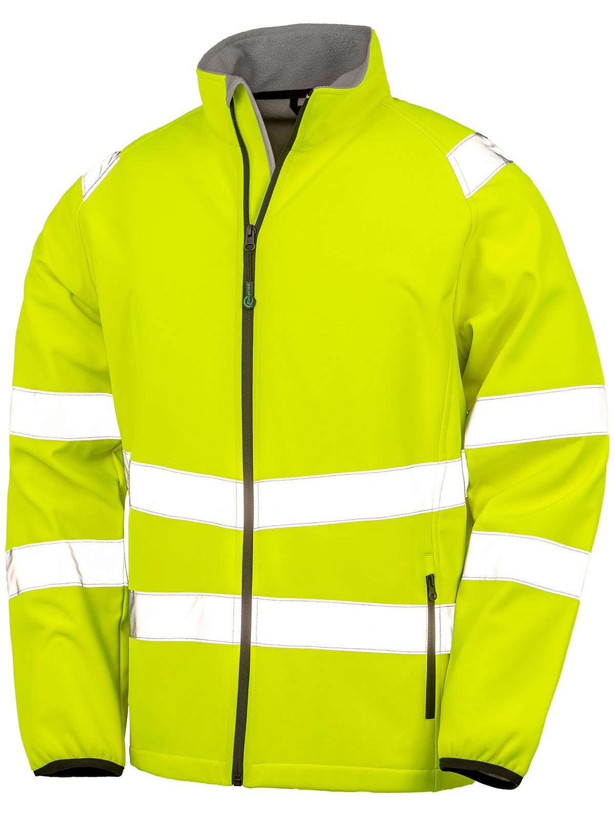 Recycled printable safety softshell Result Fluo Yellow