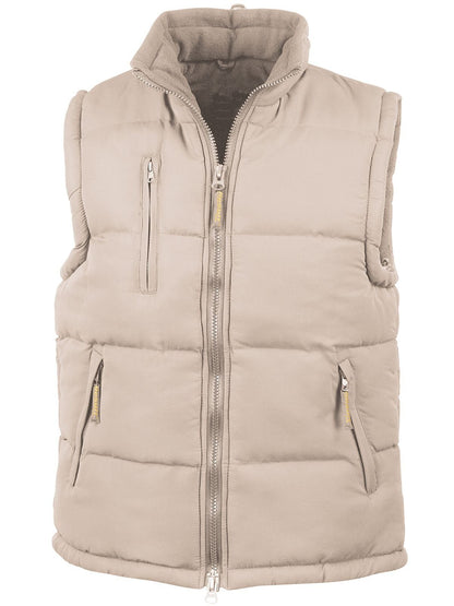 Ultra padded Bodywarmer Result Stone