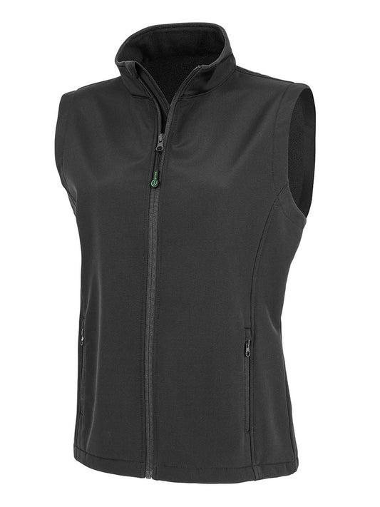 Women's Recycled 2-Layer Printable Softshell Bodywarmer