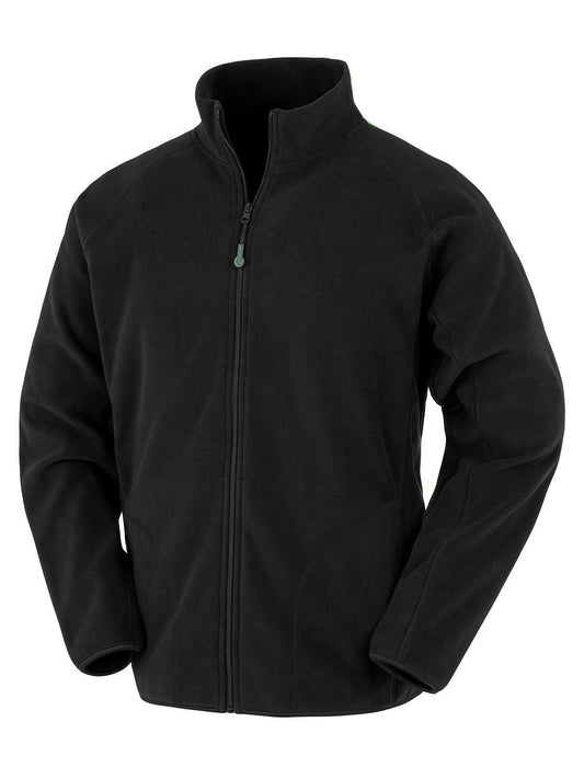 Recycled Microfleece Jacket Result Black