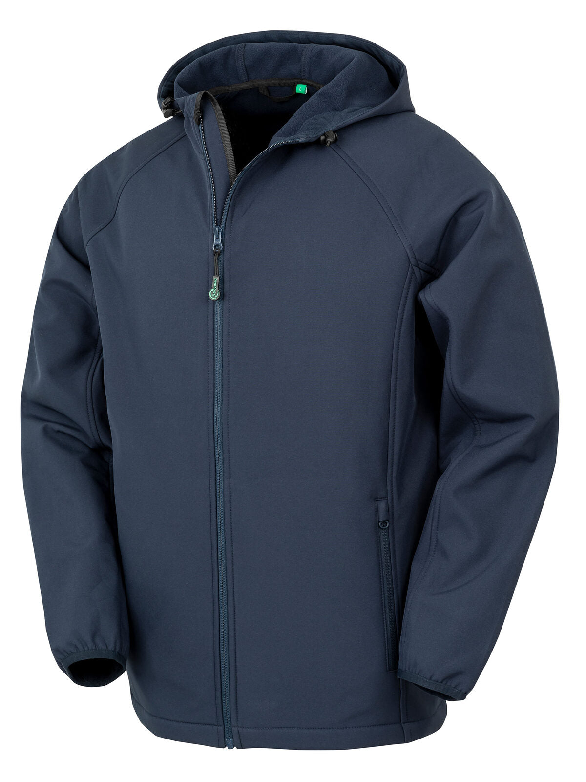 Recycled printable 3-layer hooded softshell Result Navy