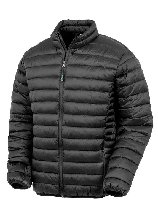 Recycled padded jacket Result Black