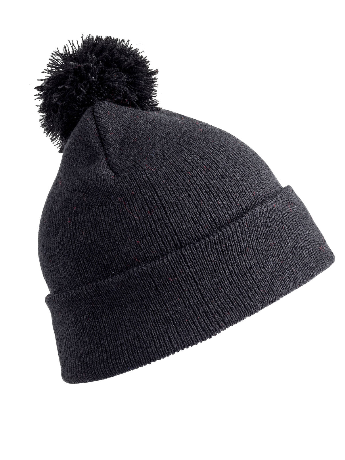 POMPOM BEANIE Result Black