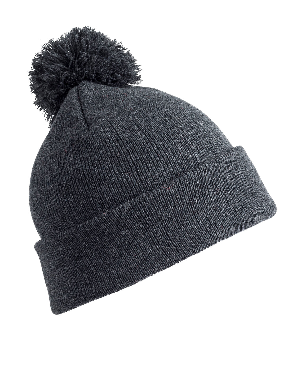 POMPOM BEANIE Result Grey