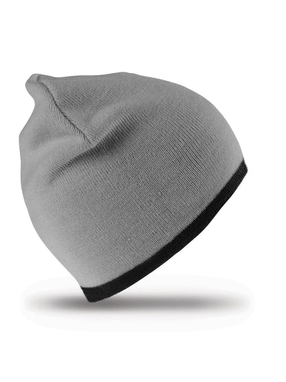 SOFT FEEL REVERSIBLE CUFFLESS BEANIE Result Grey/Black