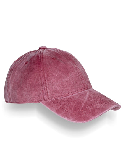 Pure Cotton Vintage Cap Result Vintage Red