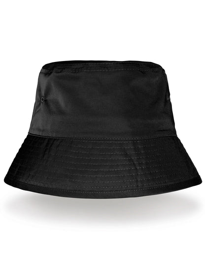 RECYCLED BOUND EDGE BUCKET HAT Result Black