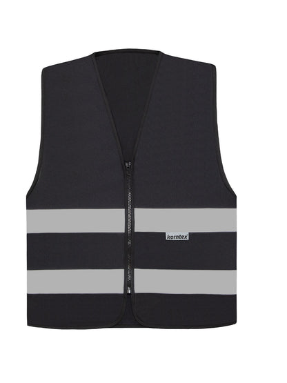 Korntex Safety Vest with Zipper "Cologne" Korntex Black