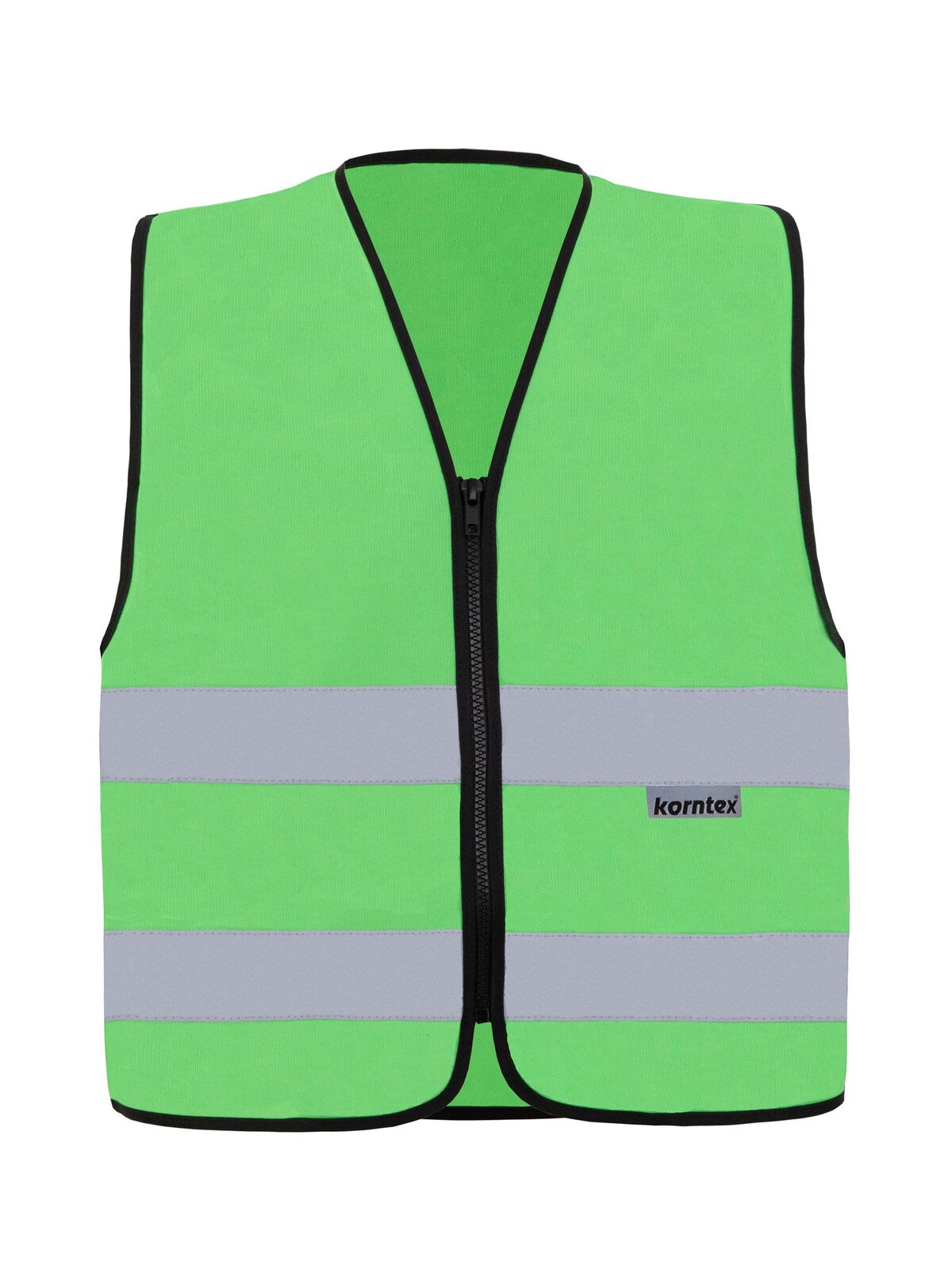 Korntex Safety Vest with Zipper "Cologne" Korntex Neon Green