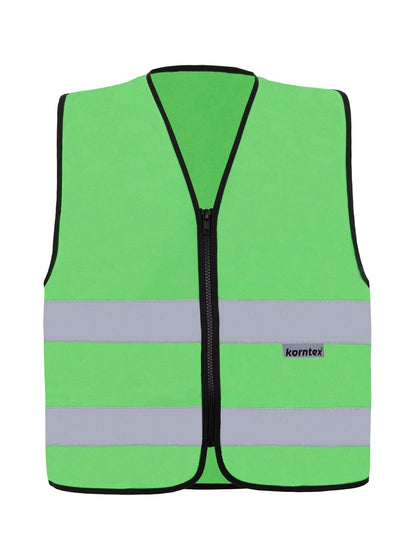 Korntex Safety Vest with Zipper "Cologne" Korntex Neon Green