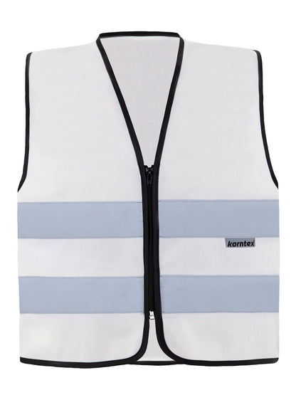 Korntex Safety Vest with Zipper "Cologne" Korntex White