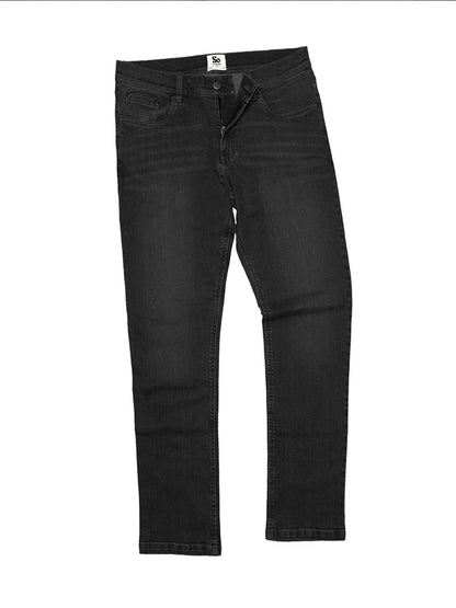 Men's Max Slim Jeans So Denim by AWDis Black