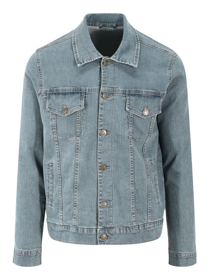 Noah Denim Jacket So Denim by AWDis Light Blue Wash