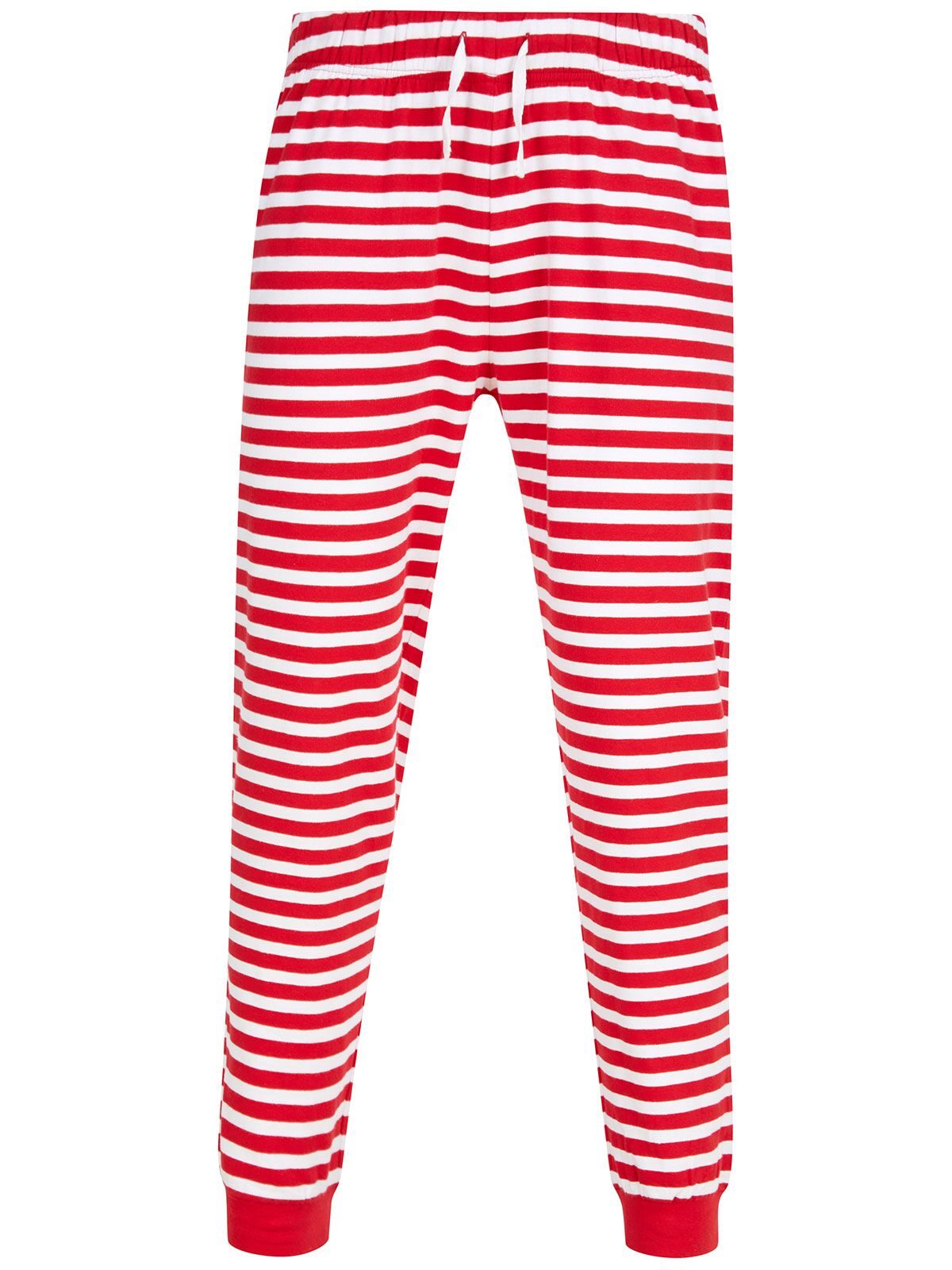 Unisex cuffed lounge pants SF Clothing Red/White Stripes