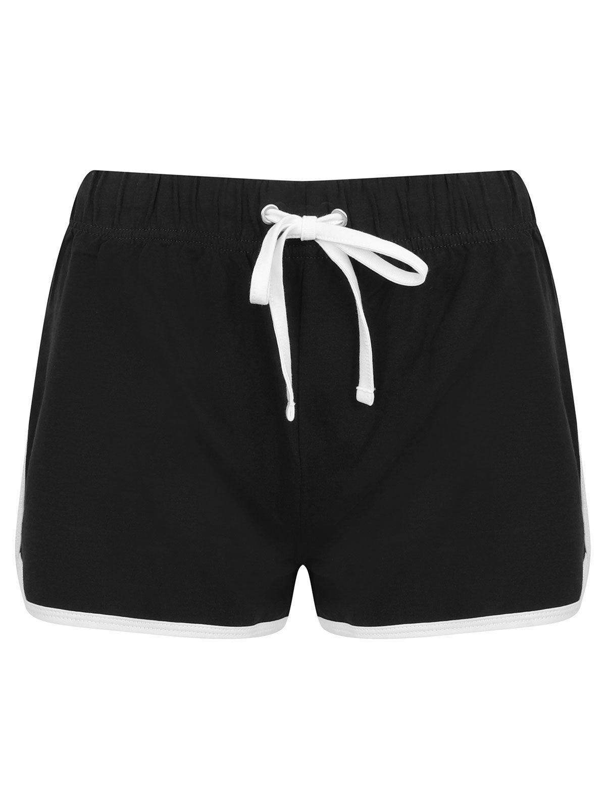 Ladies Retro Shorts SF Clothing Black/White