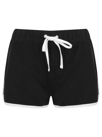 Ladies Retro Shorts SF Clothing Black/White