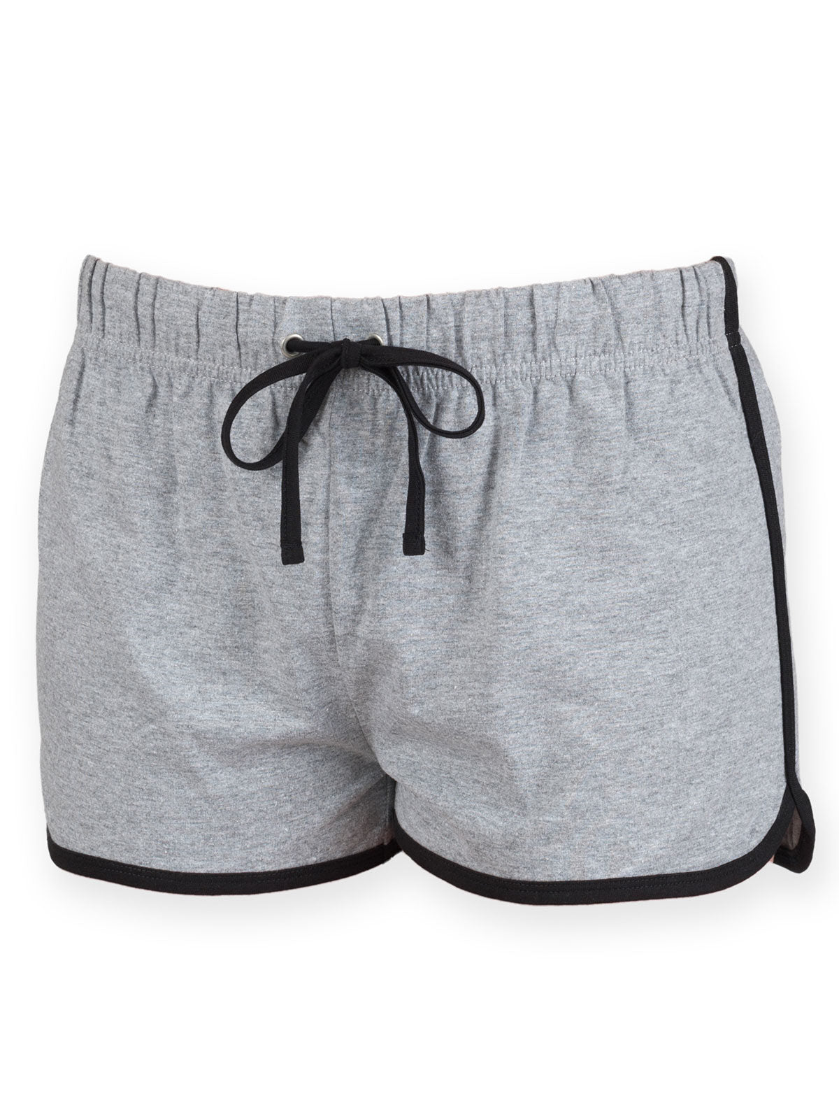 Ladies Retro Shorts SF Clothing Heather Grey/Black