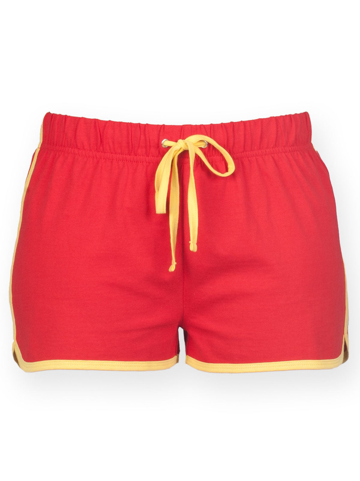 Ladies Retro Shorts SF Clothing Red/Yellow