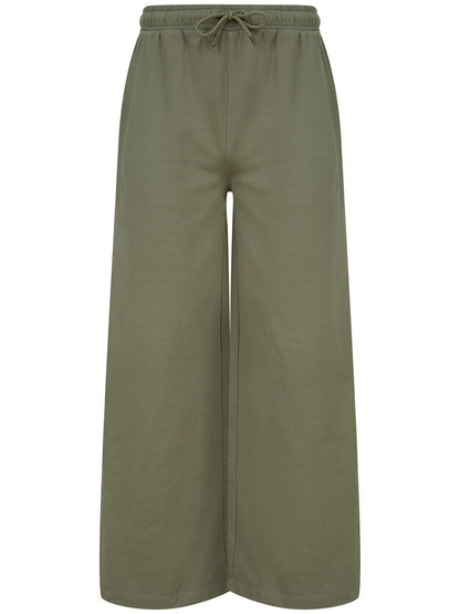 Women's Sustainable Fashion Wide Leg Joggers