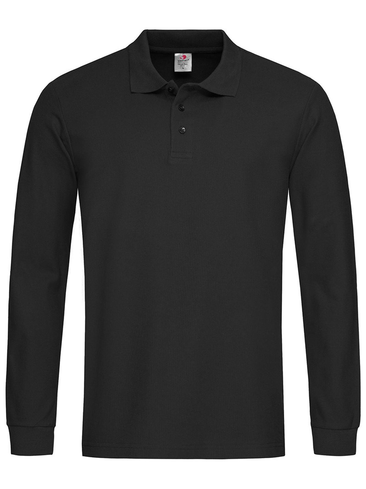 Polo Long Sleeve Stedman Black Opal