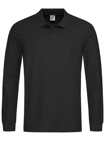 Polo Long Sleeve Stedman Black Opal