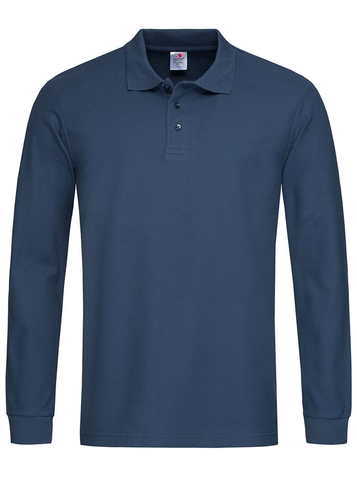 Polo Long Sleeve Stedman Navy Blue