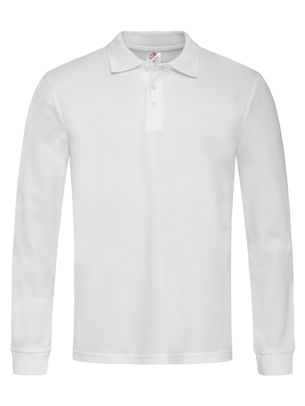 Polo Long Sleeve Stedman White