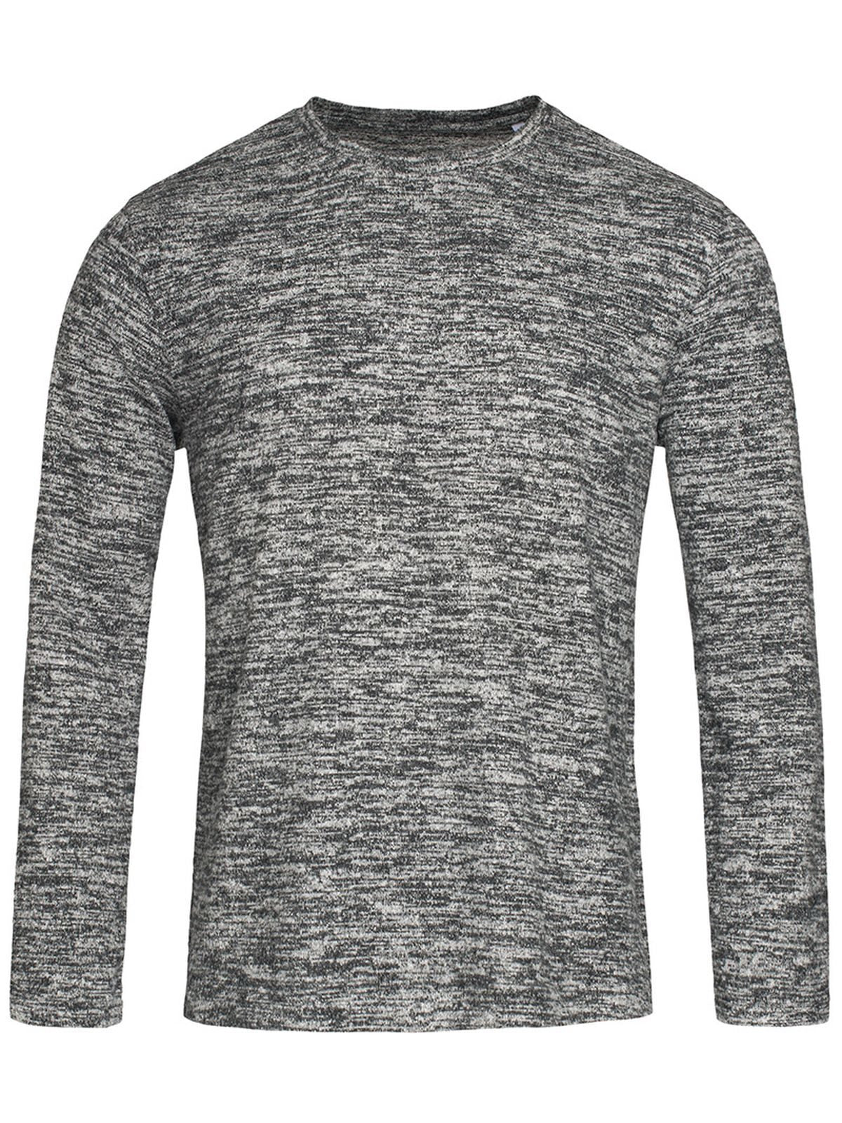 Knit Sweater Stedman Dark Grey Melange