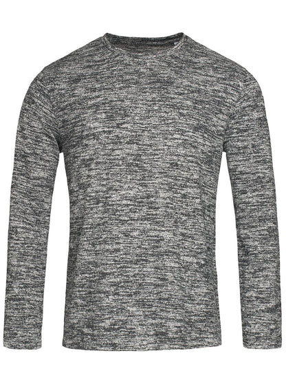 Knit Sweater Stedman Dark Grey Melange