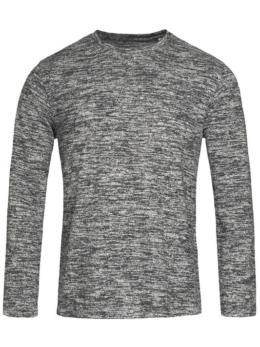 Knit Sweater Stedman Dark Grey Melange