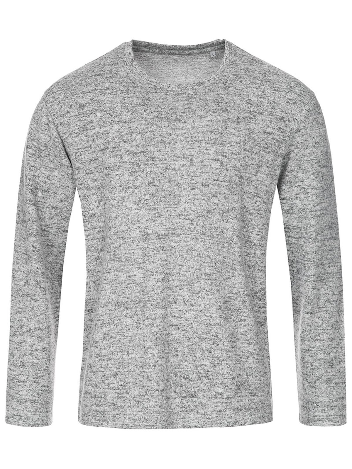 Knit Sweater Stedman Light Grey Melange