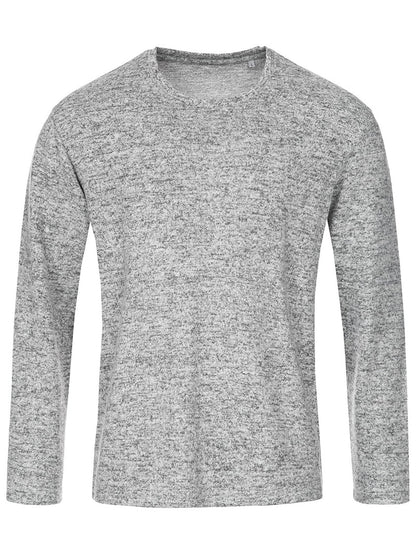 Knit Sweater Stedman Light Grey Melange