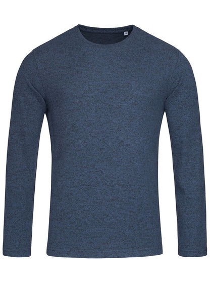 Knit Sweater Stedman Marina Blue Melange