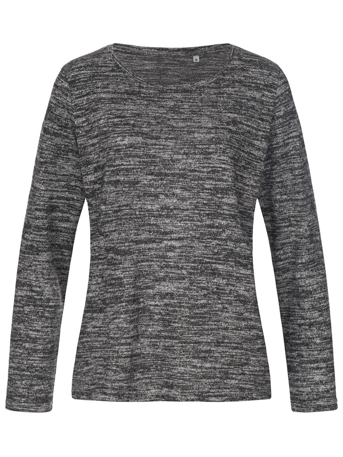 Knit Sweater Stedman Dark Grey Melange