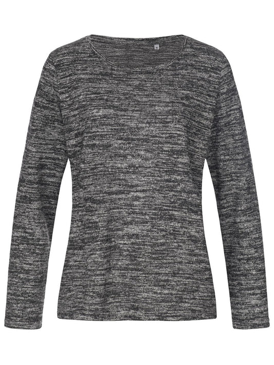 Knit Sweater Stedman Dark Grey Melange