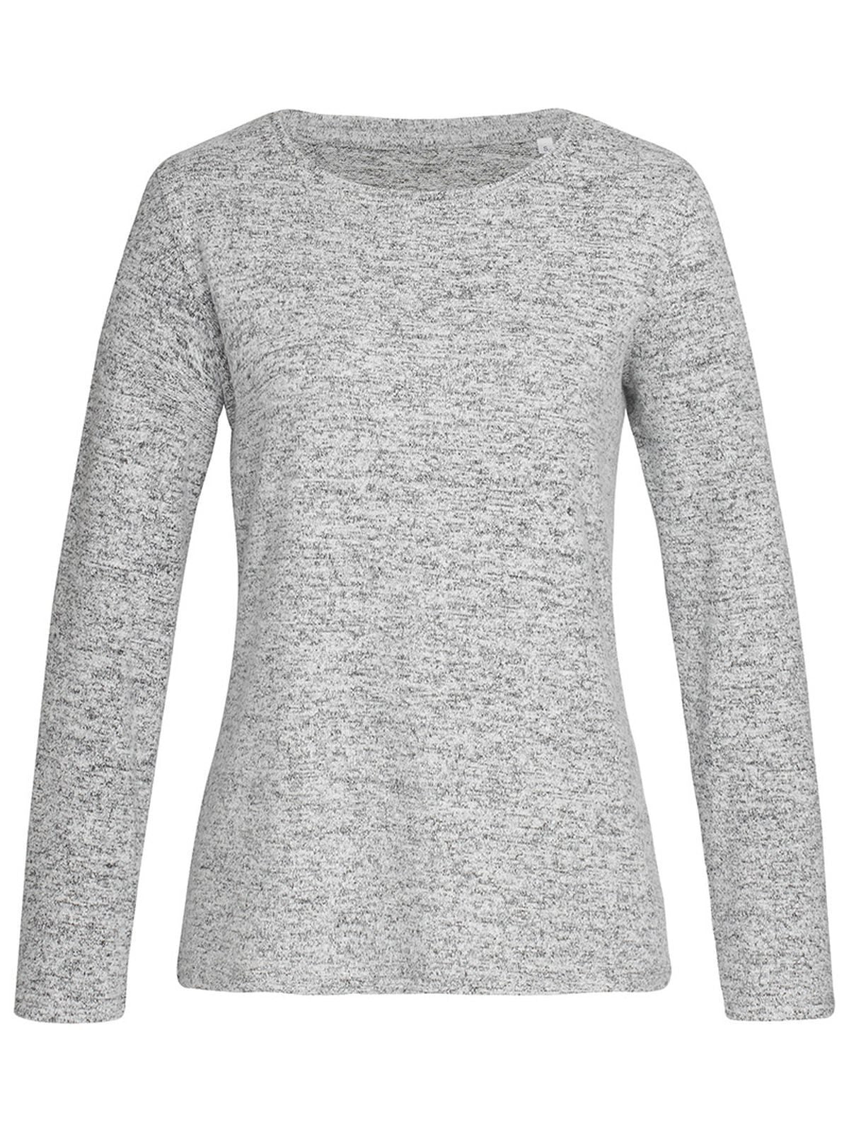 Knit Sweater Stedman Light Grey Melange