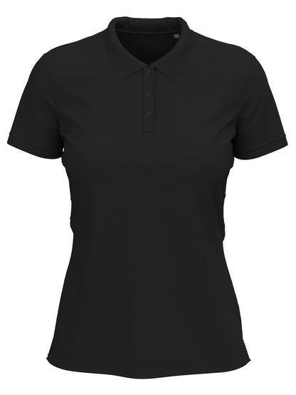 Stretch Polo women Stedman Black Opal