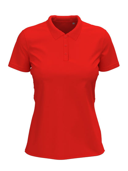 Stretch Polo women Stedman Scarlet Red