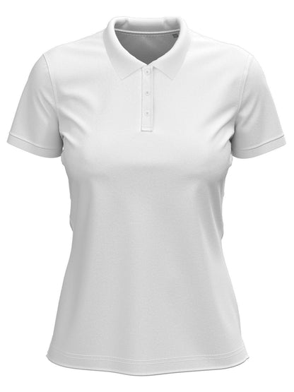 Stretch Polo women Stedman White