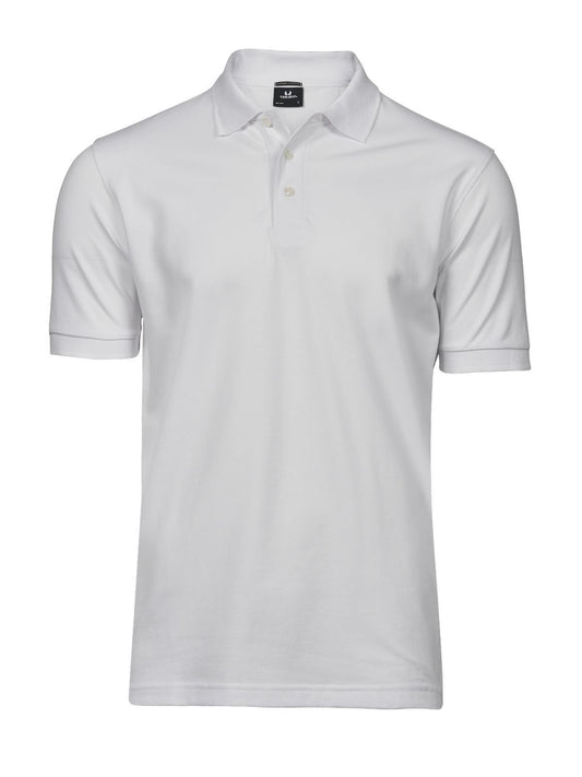 Luxury Stretch Polo Tee Jays White