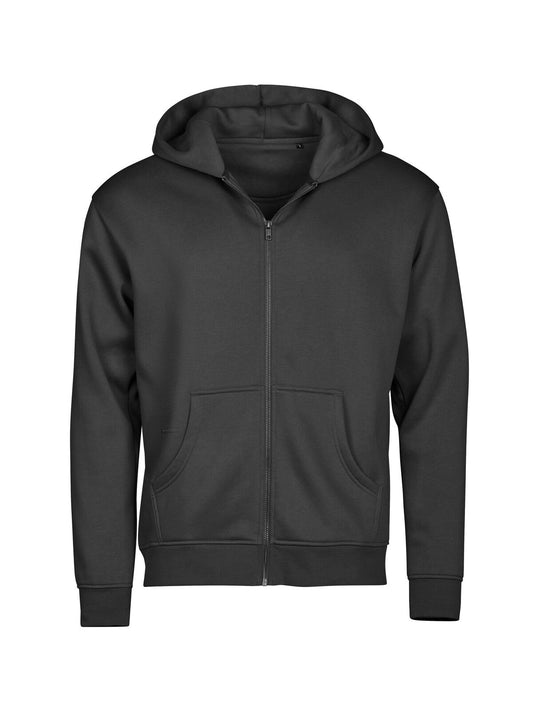 Urban Hooded Full Zip Sweatshirt Tee Jays Black