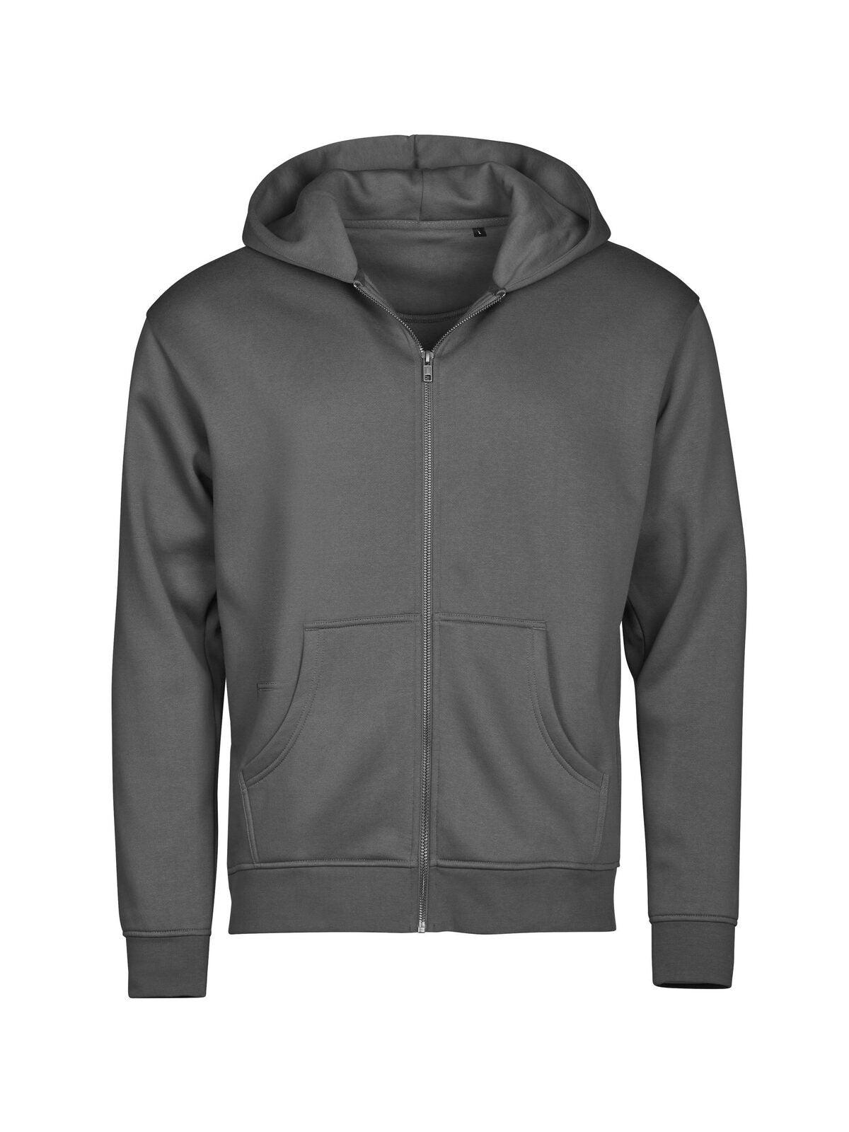 Urban Hooded Full Zip Sweatshirt Tee Jays Powder Grey