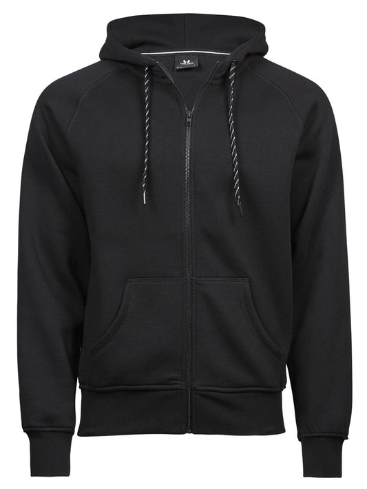 Fashion Full Zip Hood Tee Jays Black